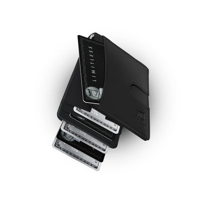 Slim Leather Money Clip Wallet With RFID Protection