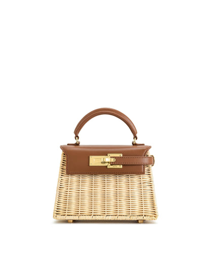 Elegant Top Handle Structured Handbag