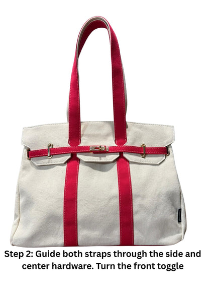 Large Canvas Carryall Tote Bag