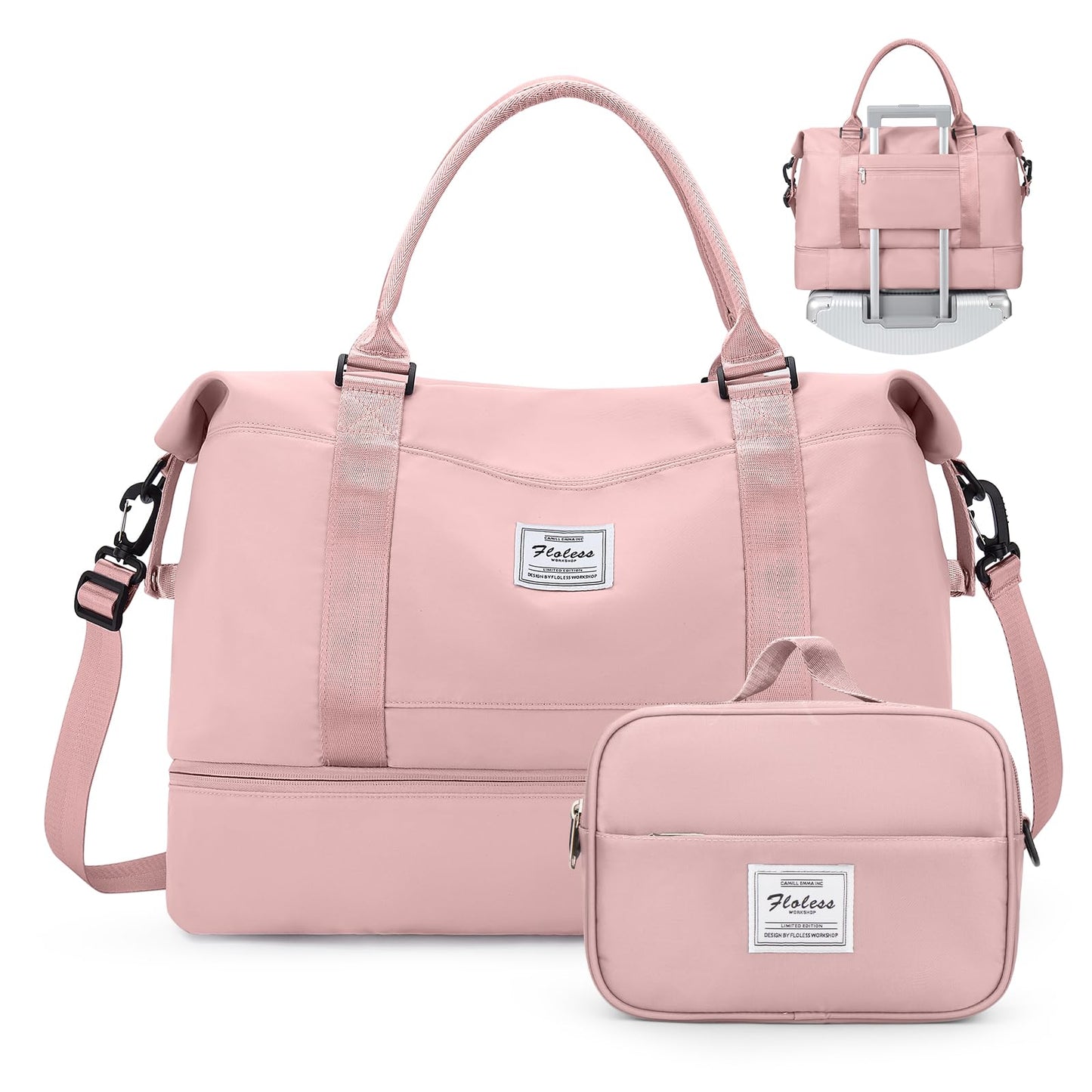 Weekender Travel Bag With Shoe Compartment