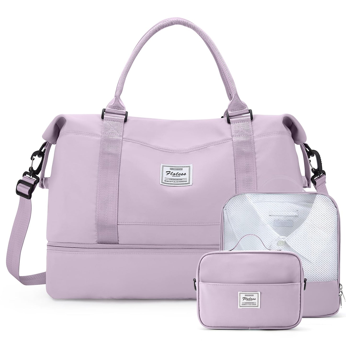 Weekender Travel Bag With Shoe Compartment