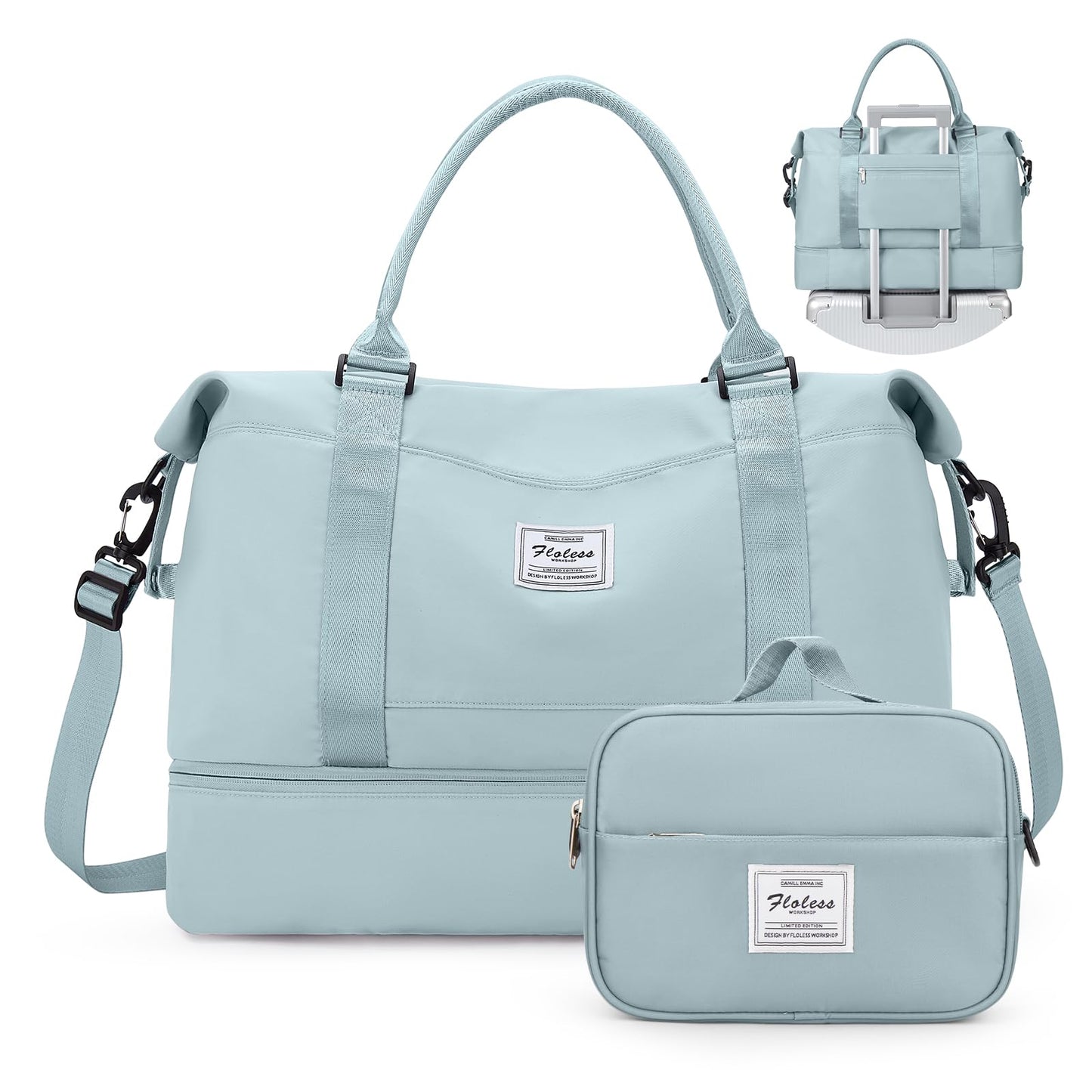 Weekender Travel Bag With Shoe Compartment