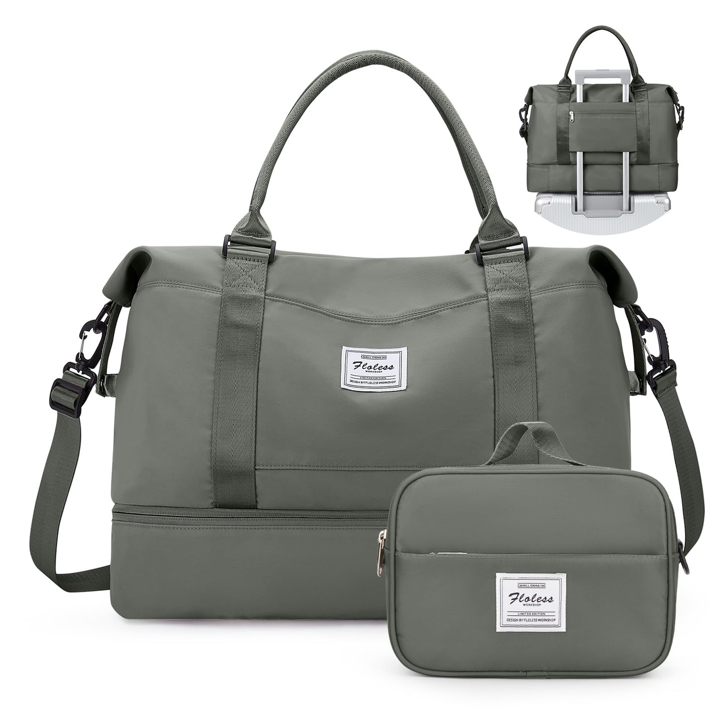 Weekender Travel Bag With Shoe Compartment