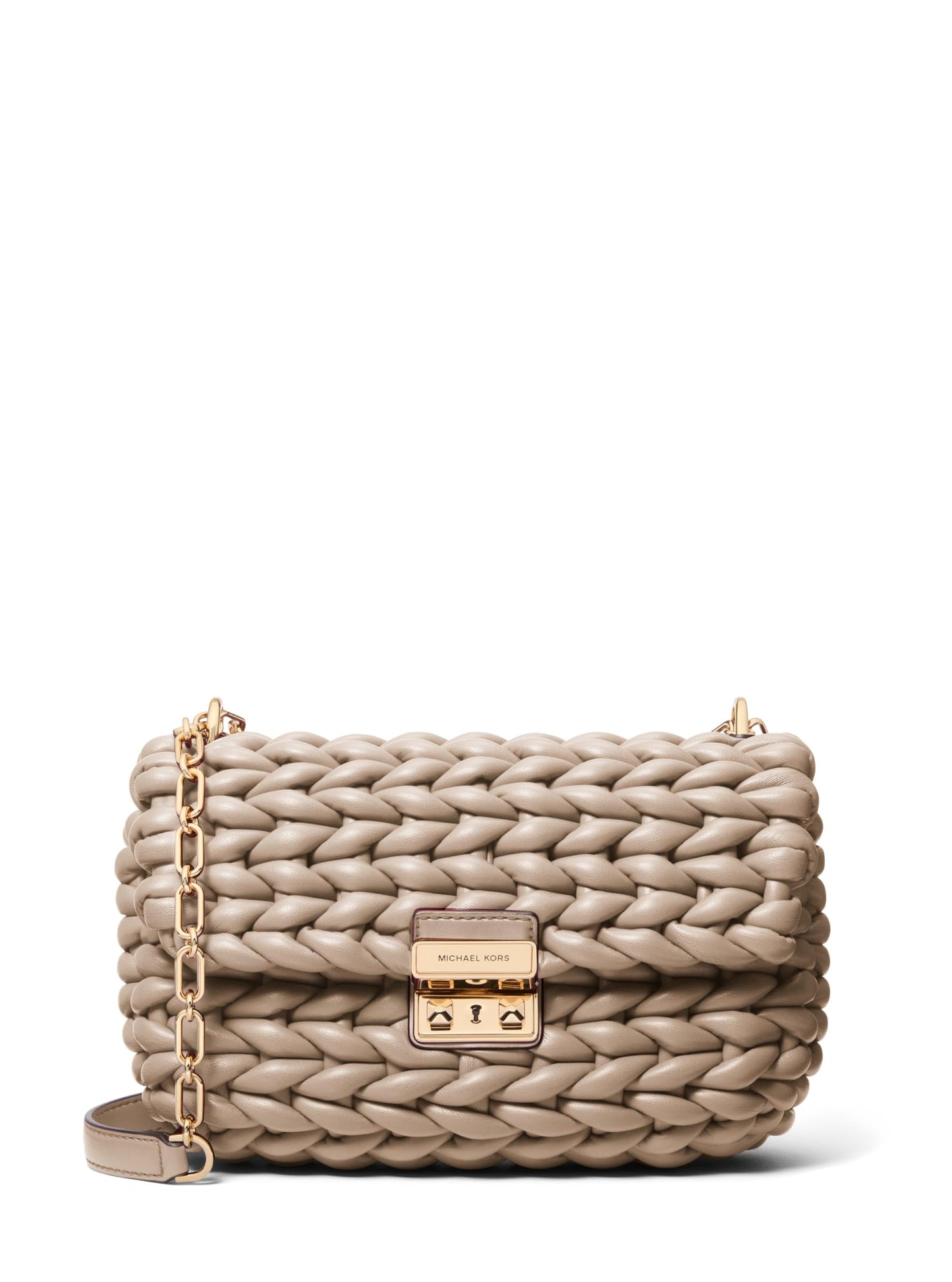 Large Chain Shoulder Bag With Convertible Strap