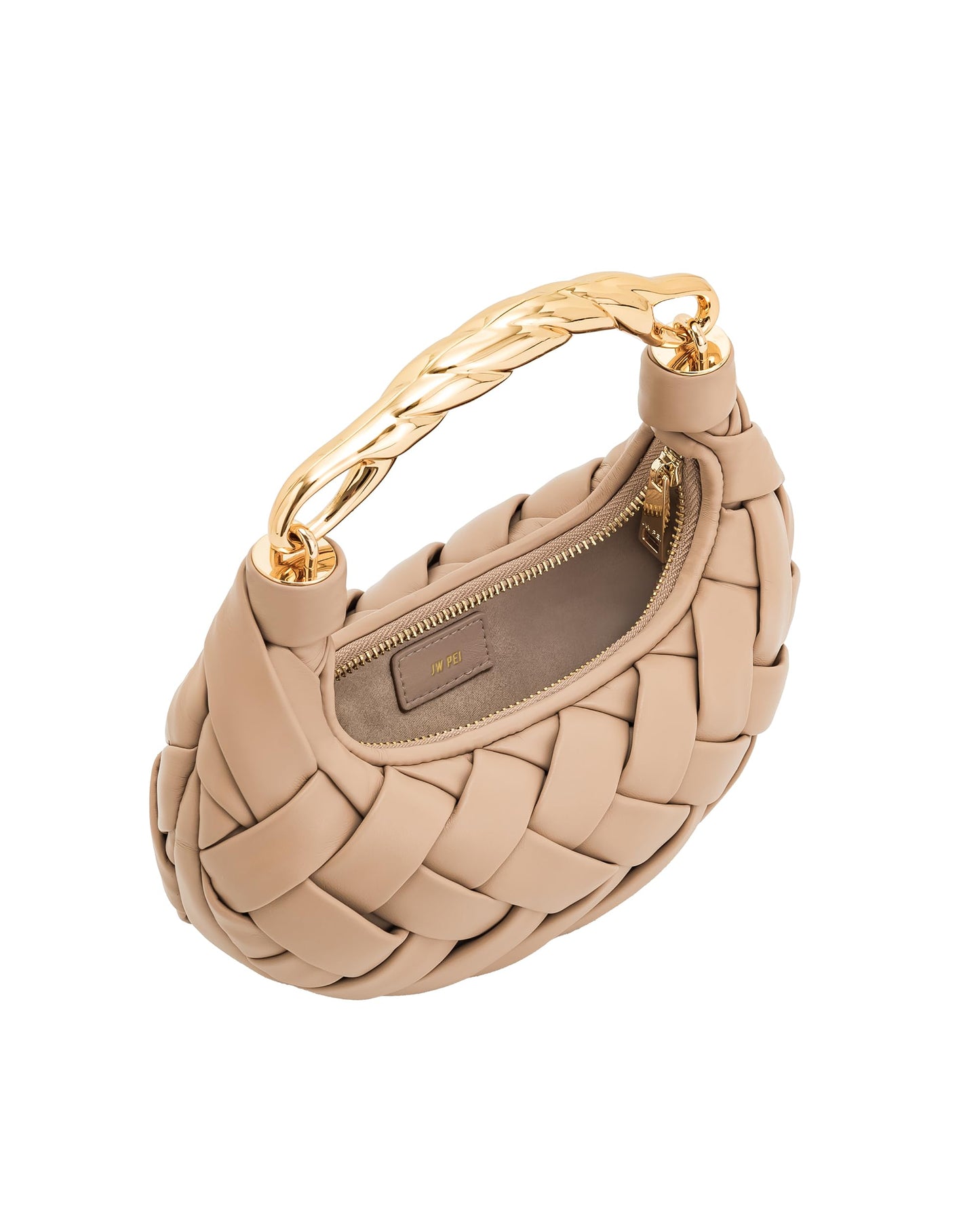 Woven Texture Top Handle Handbag