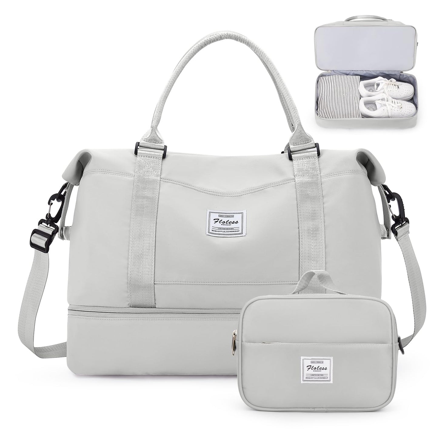 Weekender Travel Bag With Shoe Compartment
