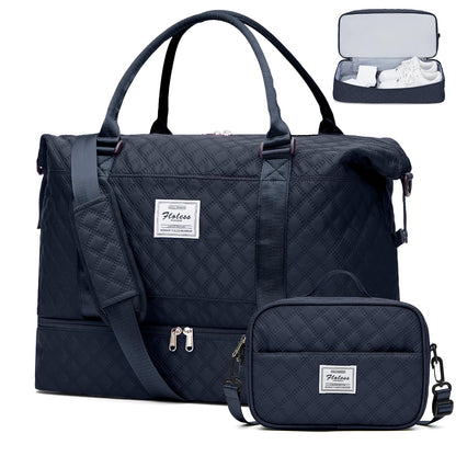 Weekender Travel Bag With Shoe Compartment