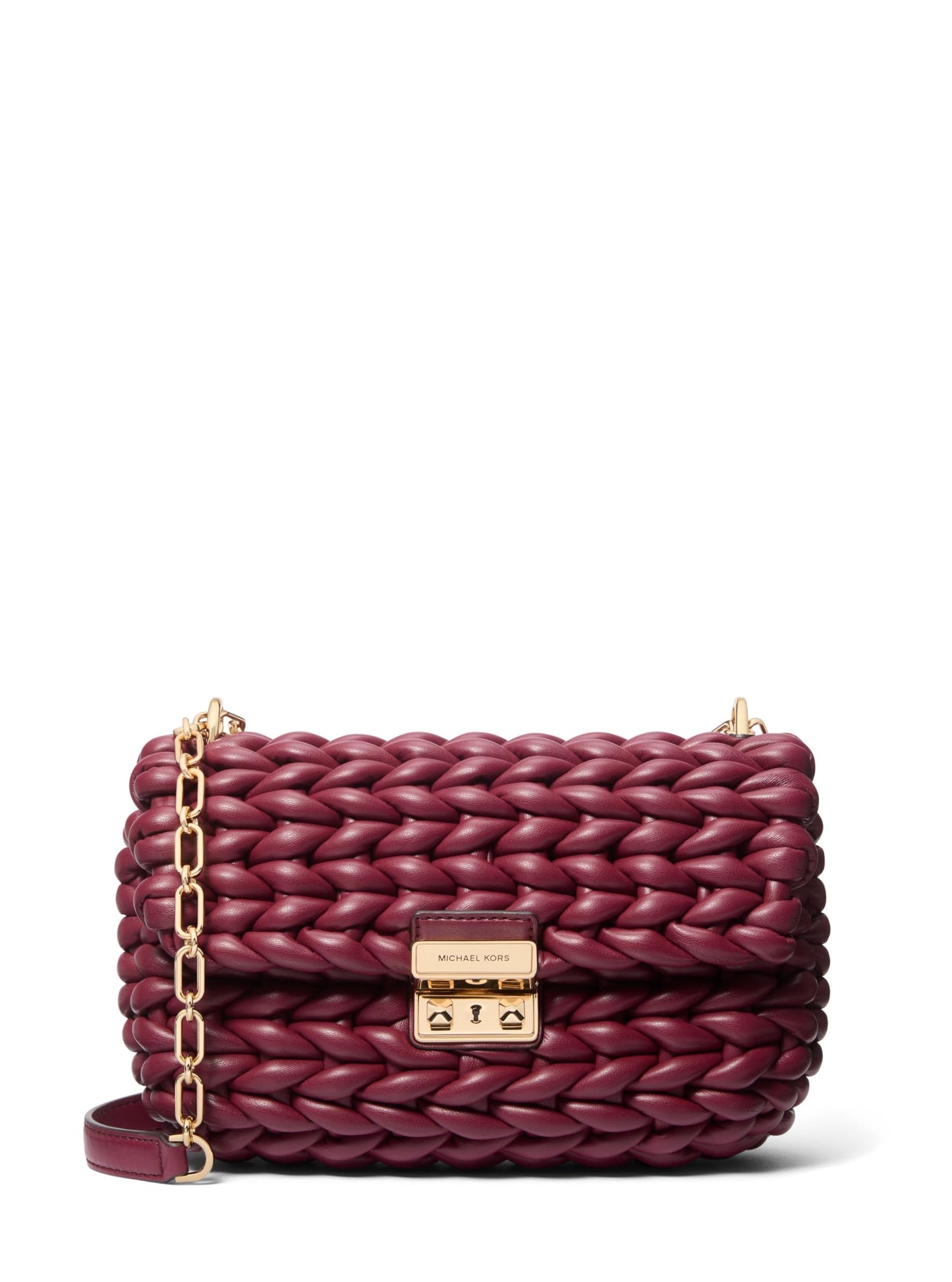 Large Chain Shoulder Bag With Convertible Strap