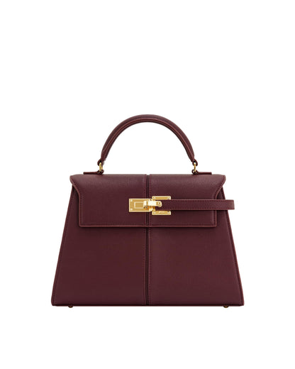 Elegant Top Handle Structured Handbag