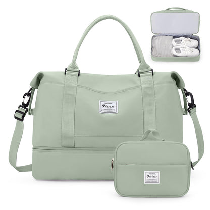 Weekender Travel Bag With Shoe Compartment