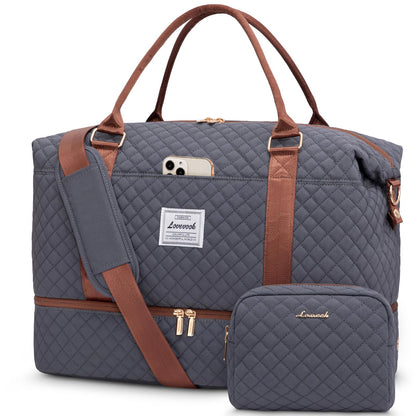 Weekender Travel Bag With Shoe & Wet Pocket