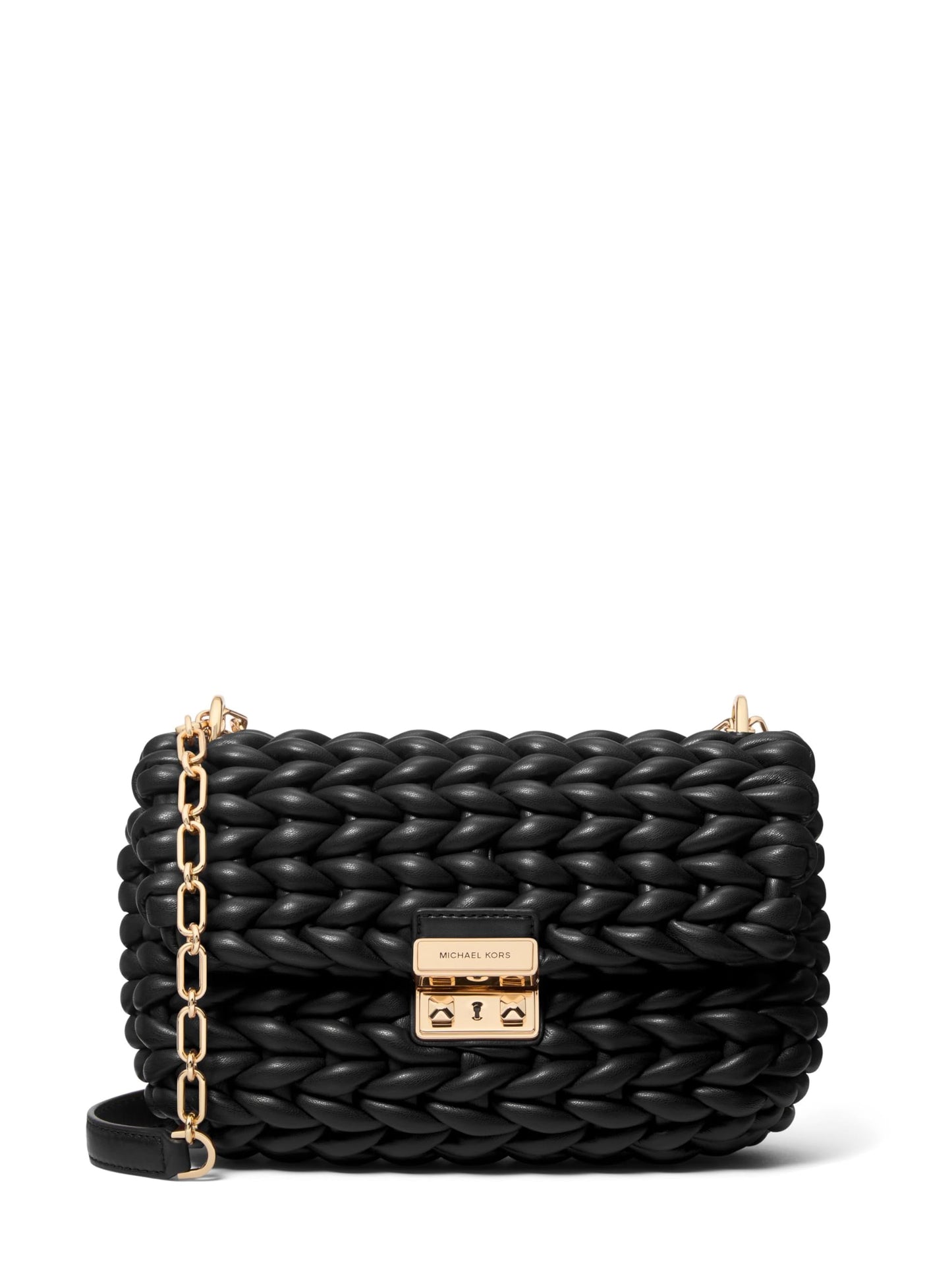 Large Chain Shoulder Bag With Convertible Strap