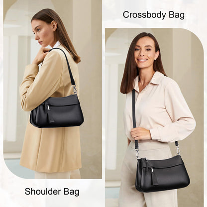 Genuine Leather Crossbody Shoulder Bag