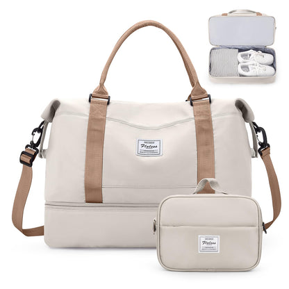 Weekender Travel Bag With Shoe Compartment