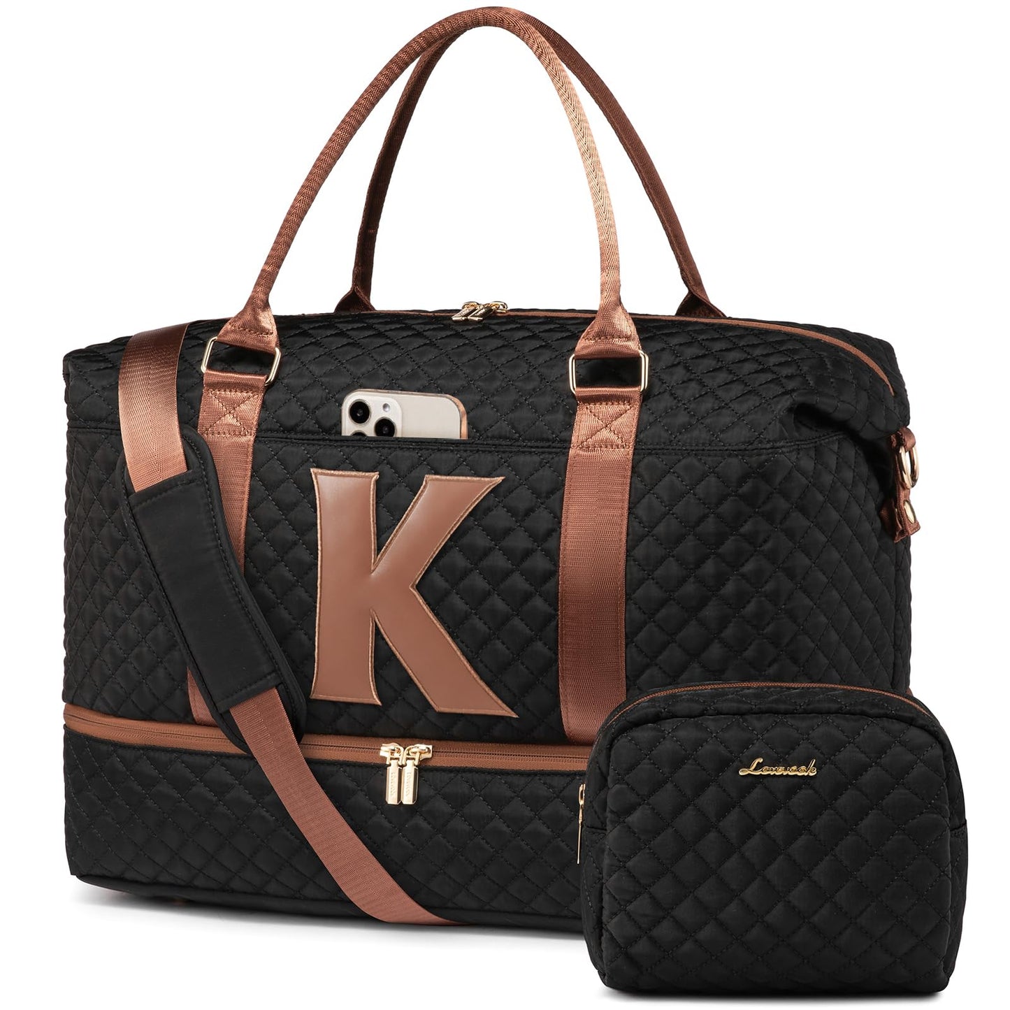Weekender Travel Bag With Shoe & Wet Pocket