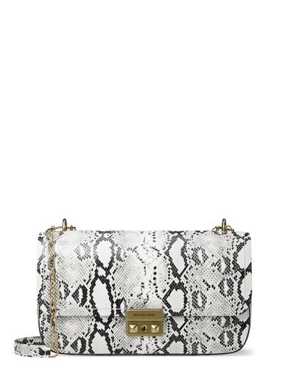 Large Chain Shoulder Bag With Convertible Strap