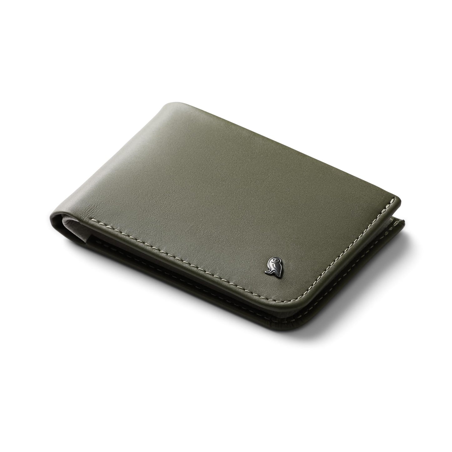Slim RFID Leather Bifold Wallet With Hidden Pocket