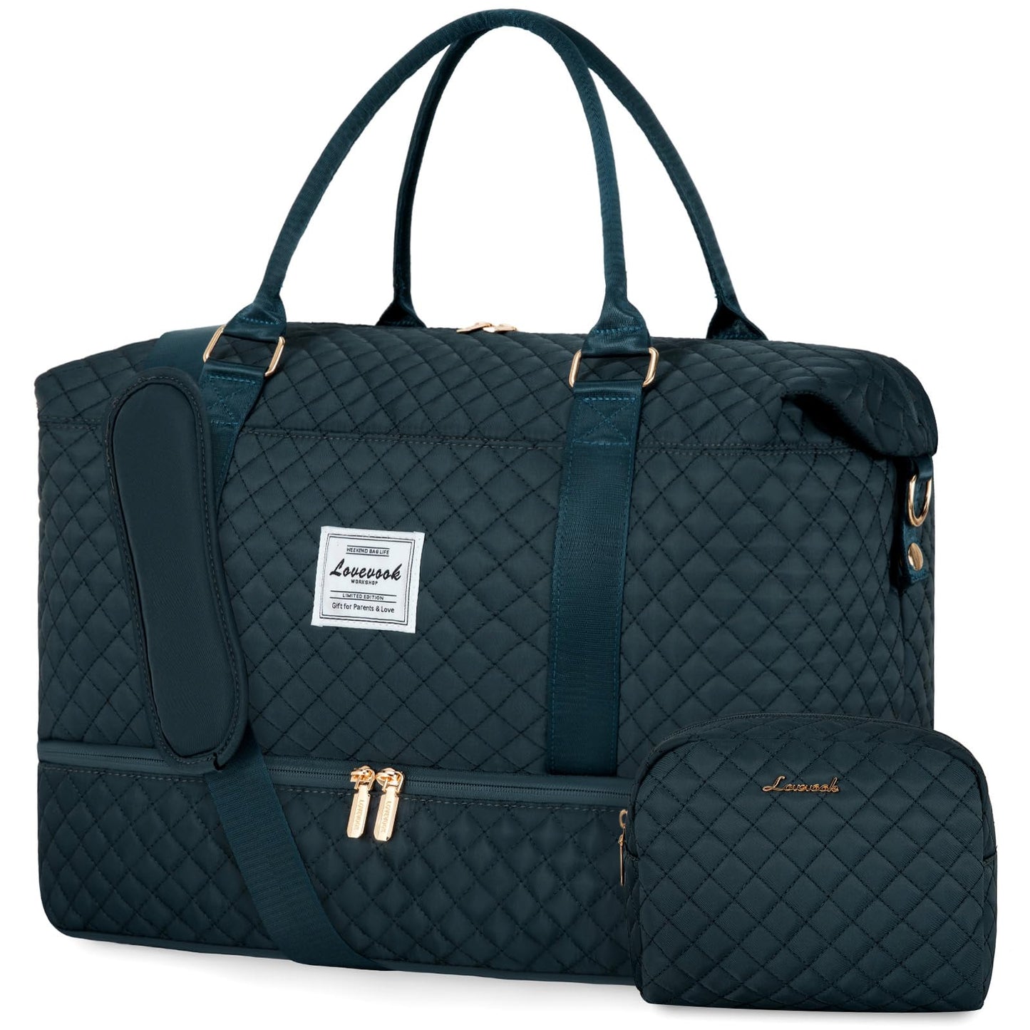 Weekender Travel Bag With Shoe & Wet Pocket