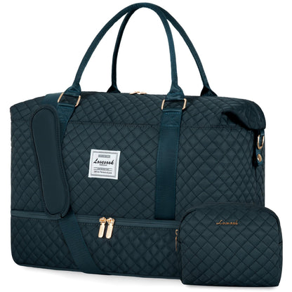 Weekender Travel Bag With Shoe & Wet Pocket
