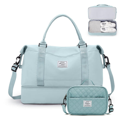 Weekender Travel Bag With Shoe Compartment