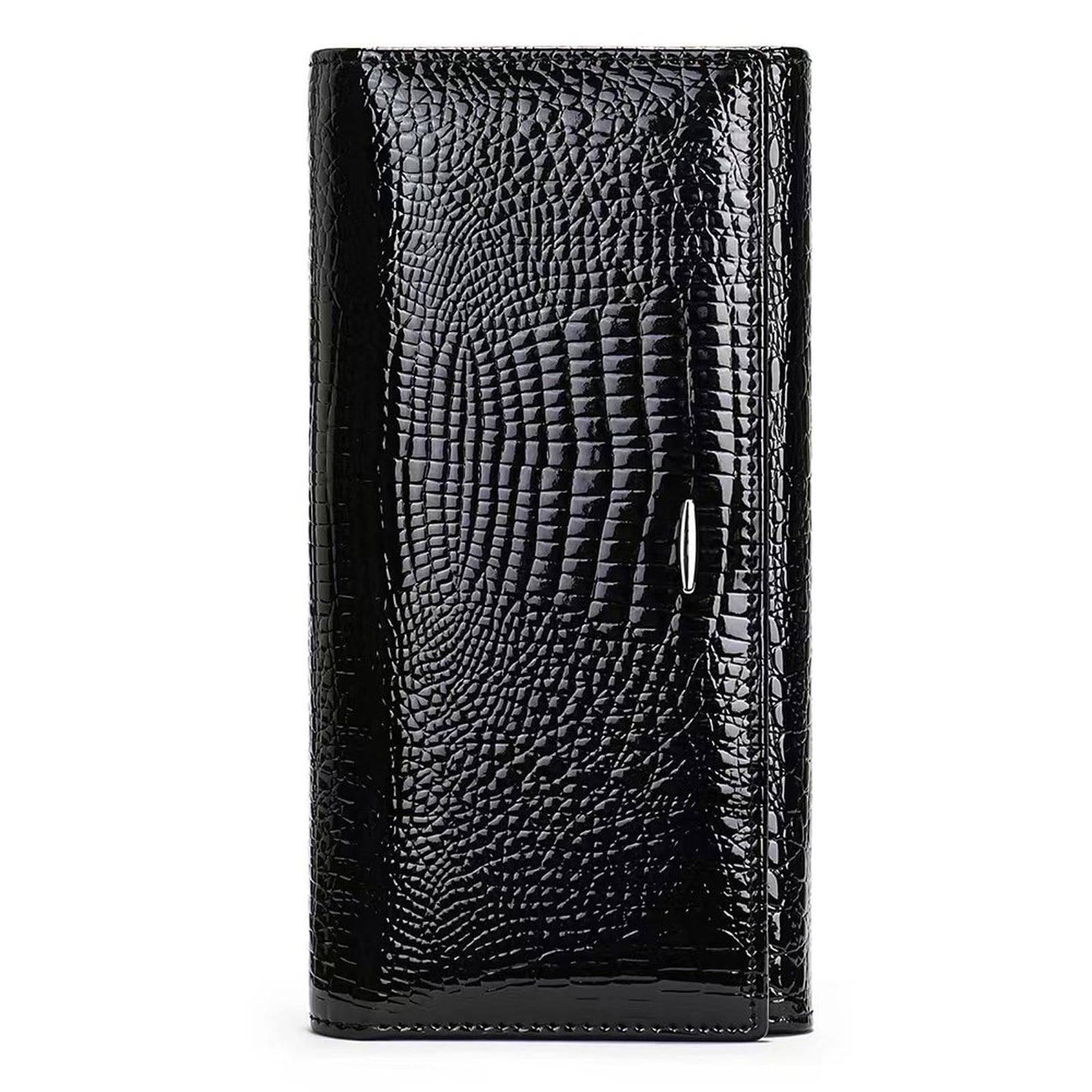 Slim Leather Trifold Wallet With Card Holder