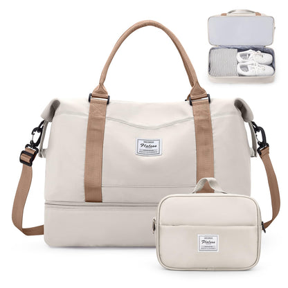 Weekender Travel Bag With Shoe Compartment