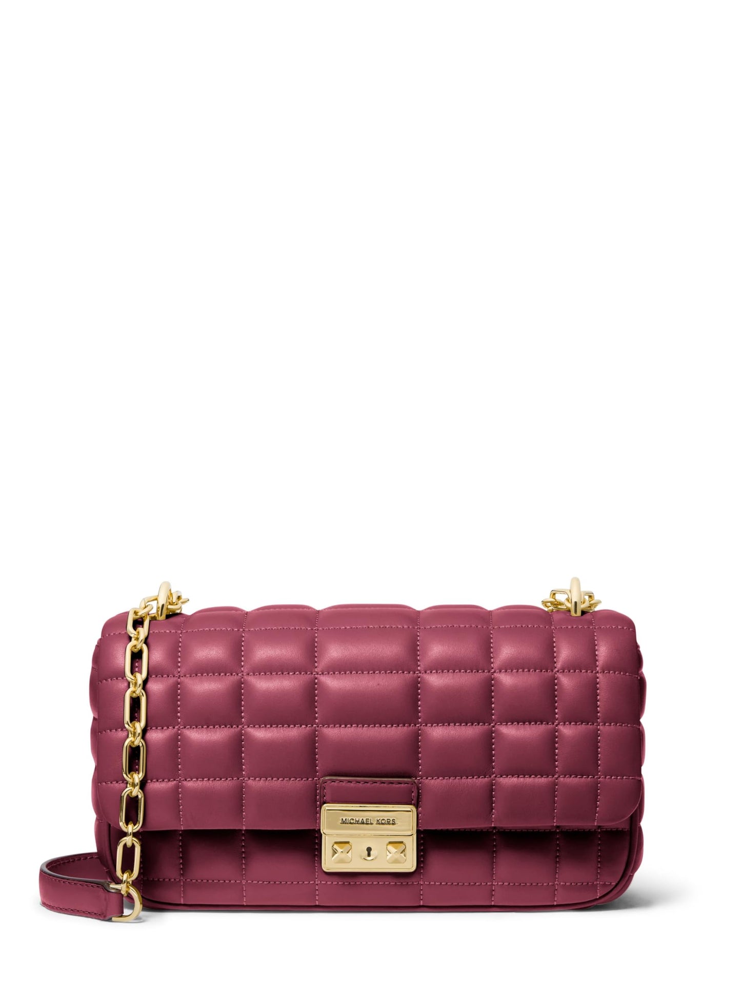 Large Chain Shoulder Bag With Convertible Strap