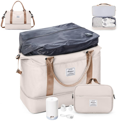 Weekender Travel Bag With Shoe Compartment