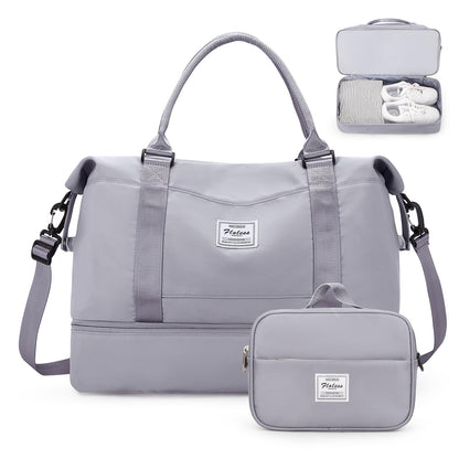Weekender Travel Bag With Shoe Compartment