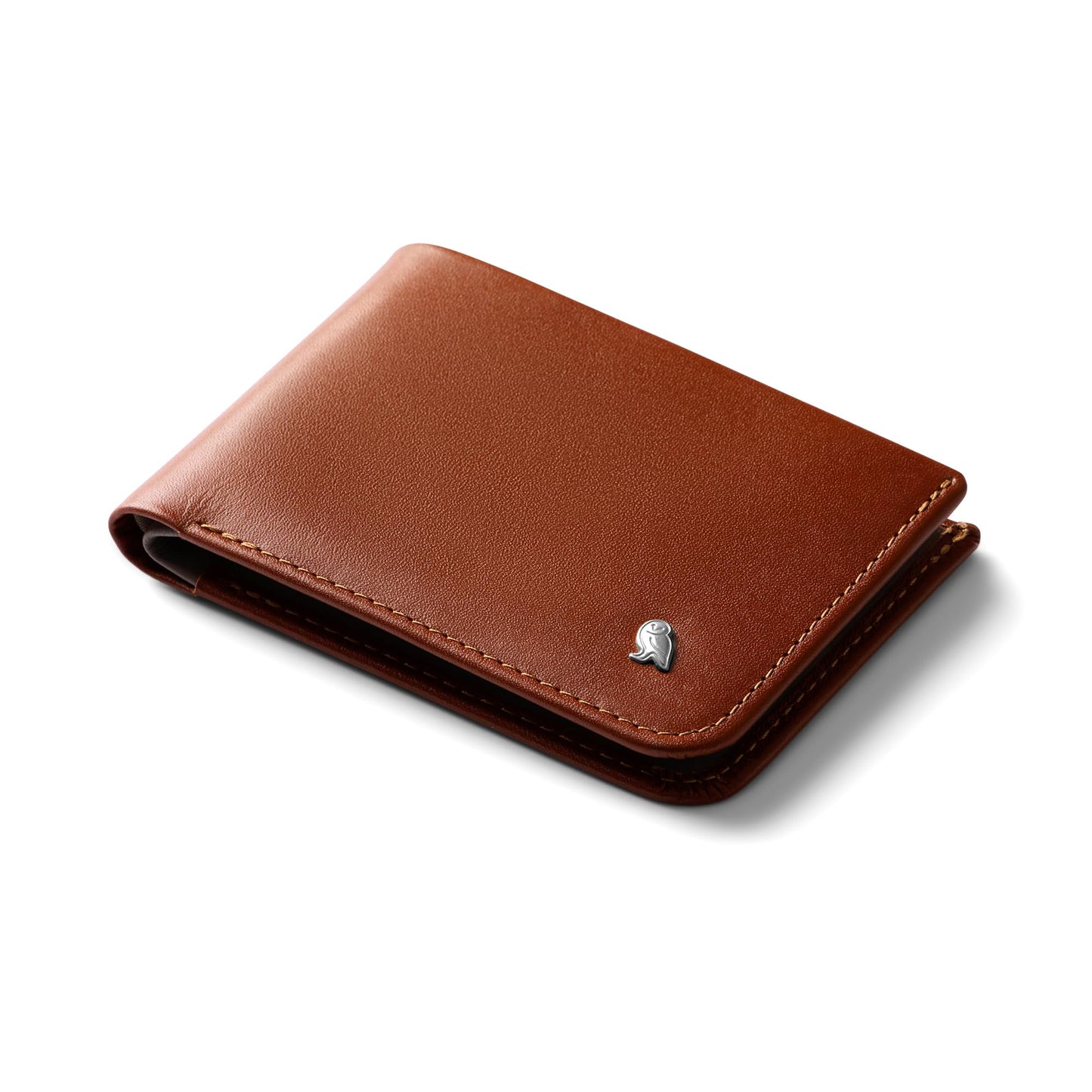 Slim RFID Leather Bifold Wallet With Hidden Pocket