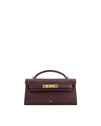 Structured Top Handle Mini Satchel Bag