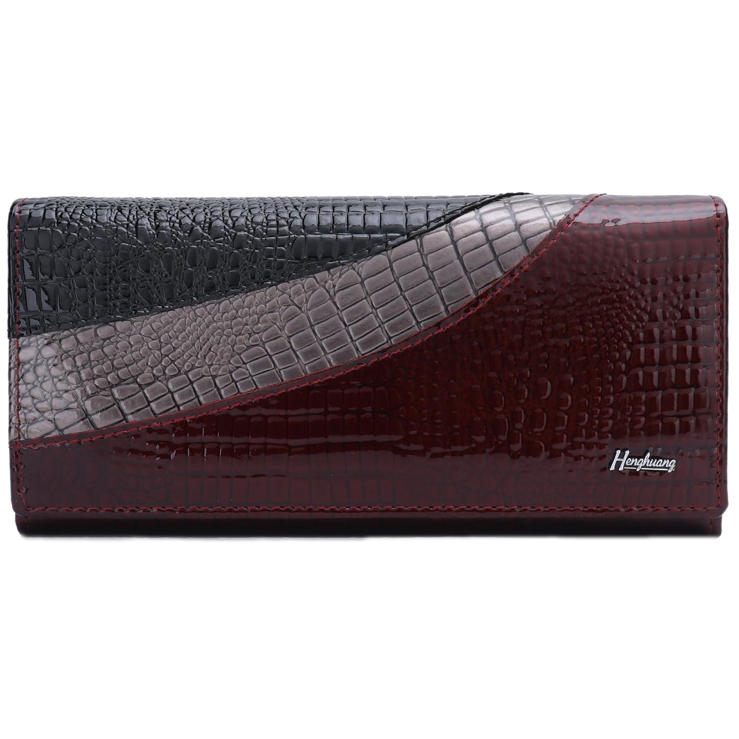 Slim Leather Trifold Wallet With Card Holder