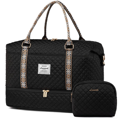 Weekender Travel Bag With Shoe & Wet Pocket