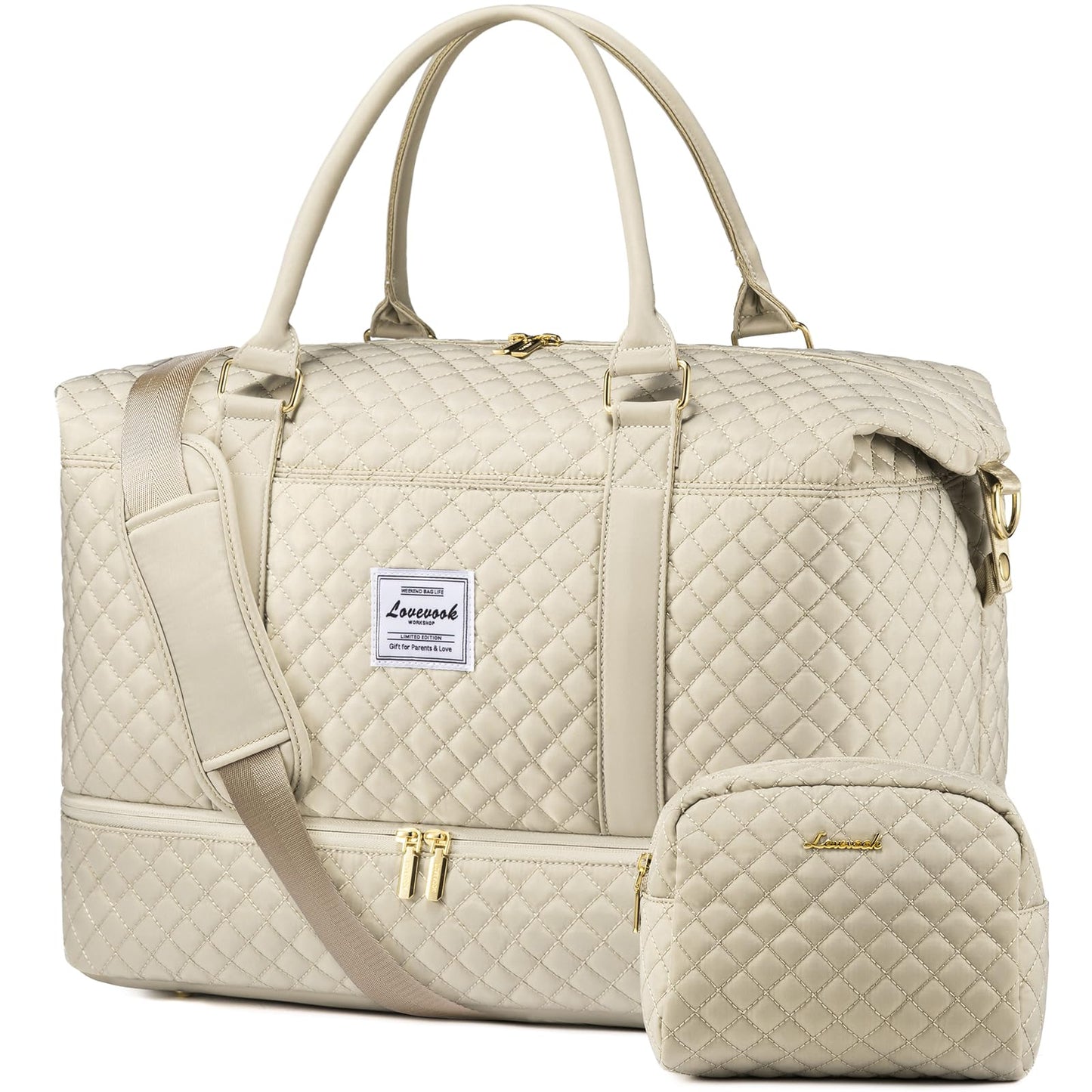 Weekender Travel Bag With Shoe & Wet Pocket