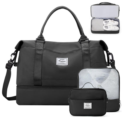 Weekender Travel Bag With Shoe Compartment