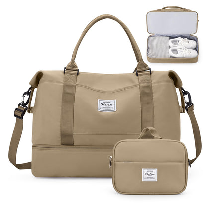 Weekender Travel Bag With Shoe Compartment