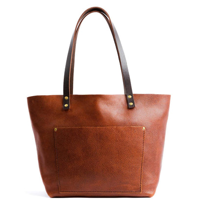 Classic Leather Medium Tote Bag