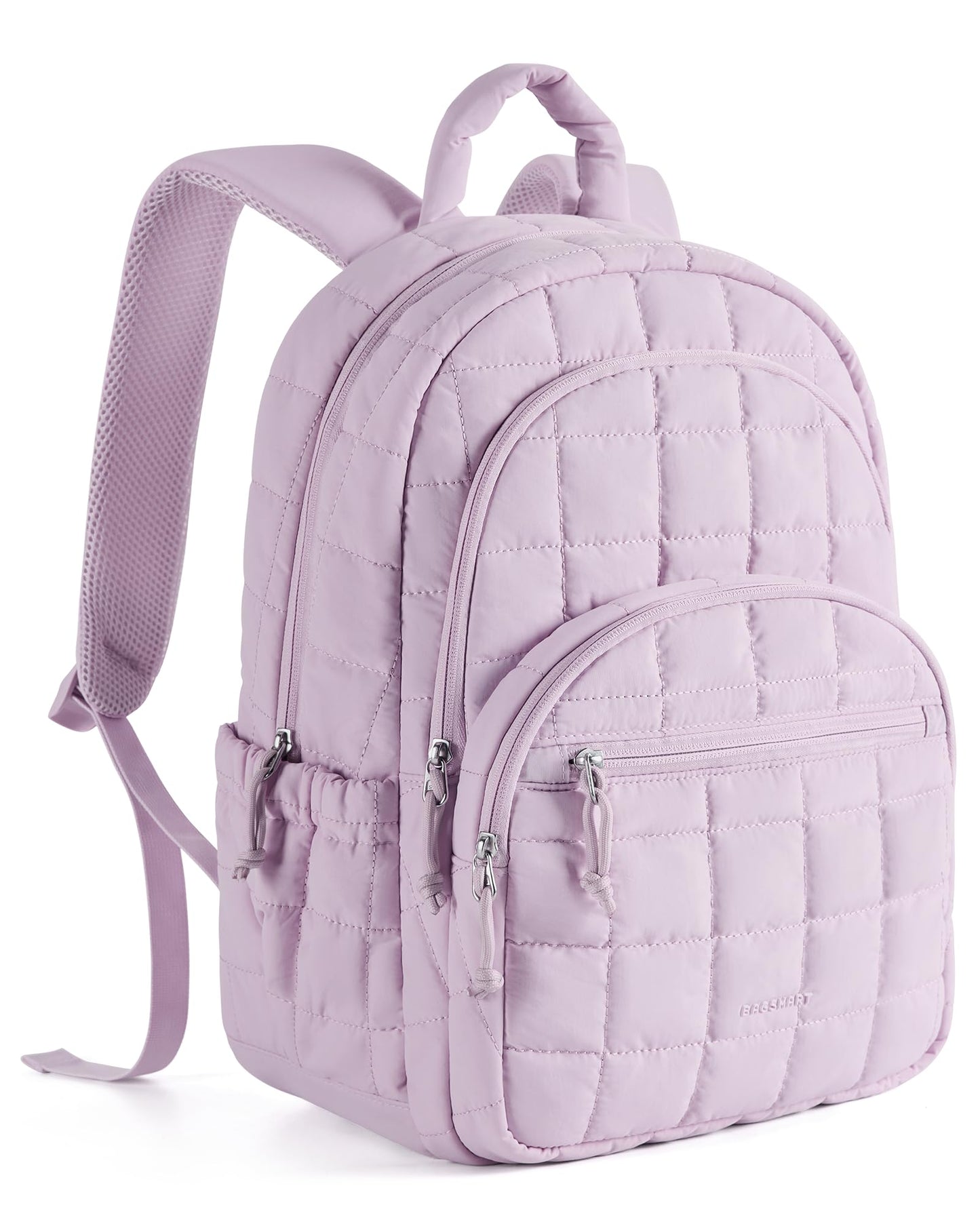 Quilted Laptop Backpack With Water-Resistant Design
