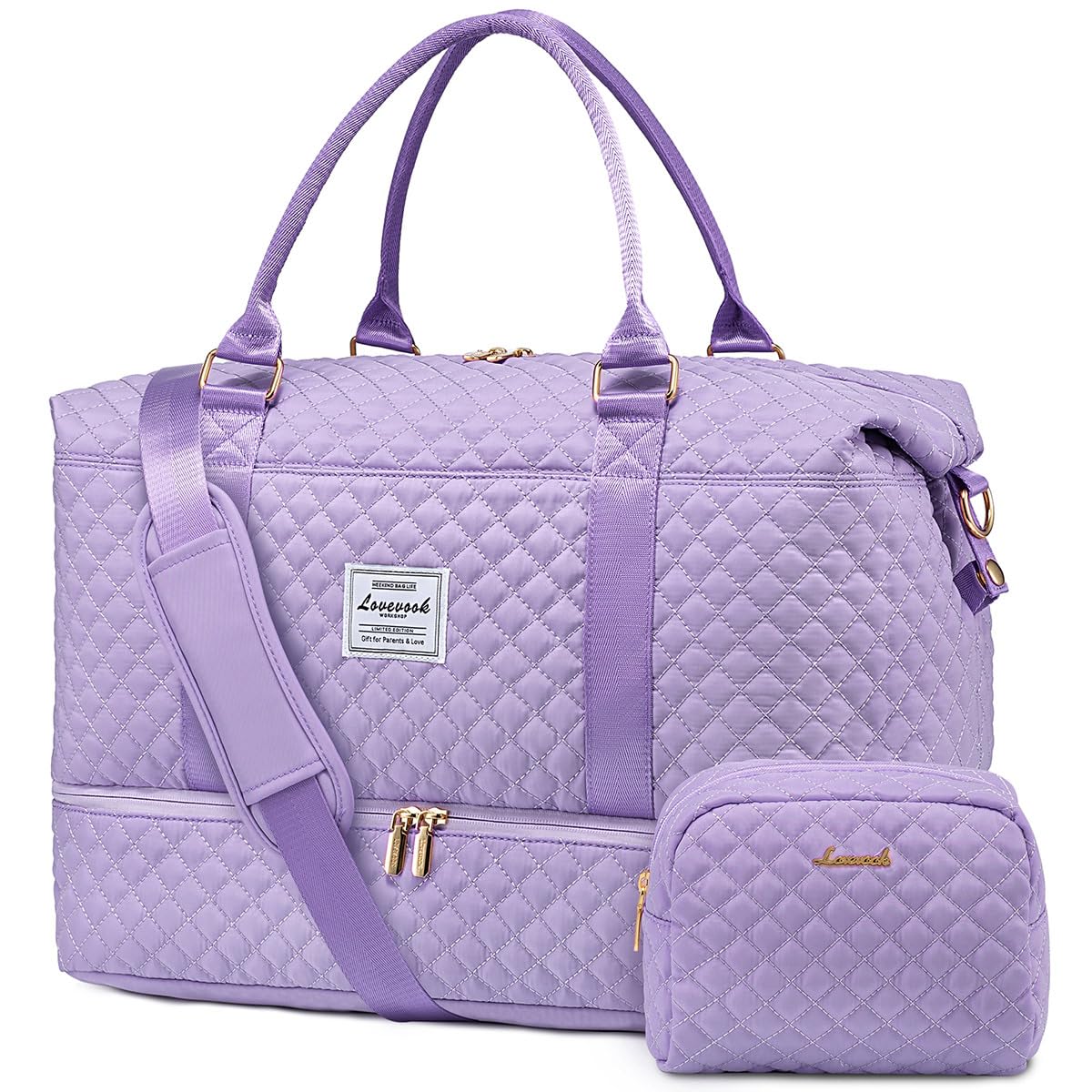 Weekender Travel Bag With Shoe & Wet Pocket
