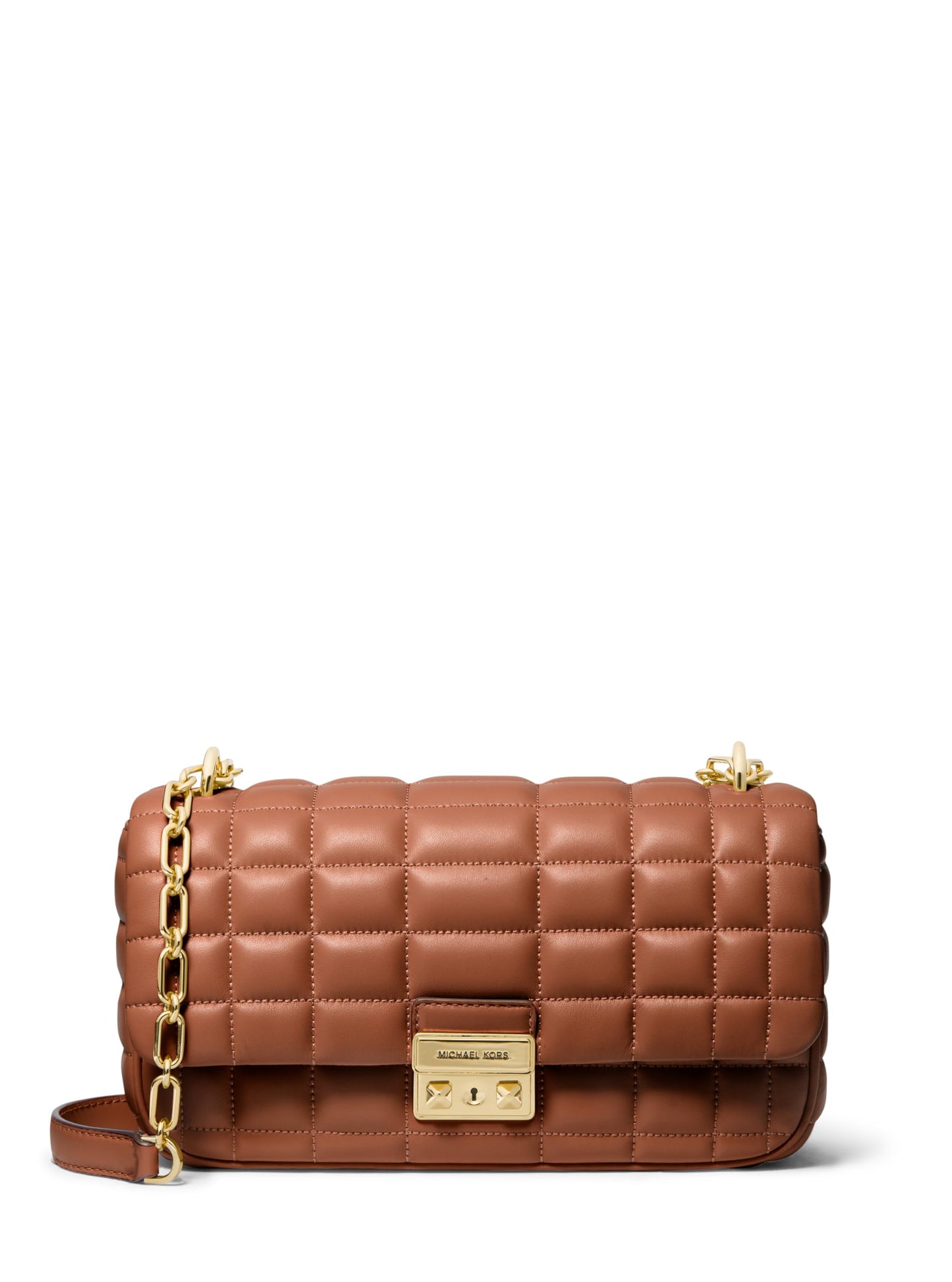Large Chain Shoulder Bag With Convertible Strap