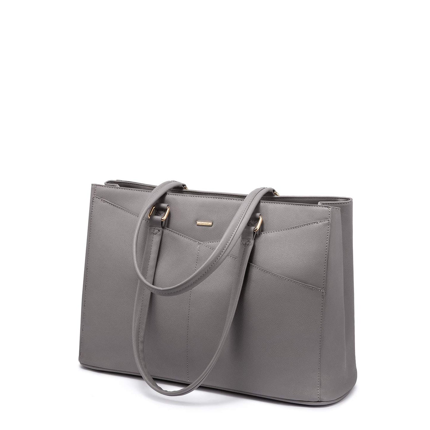 Waterproof Leather Laptop Tote Bag