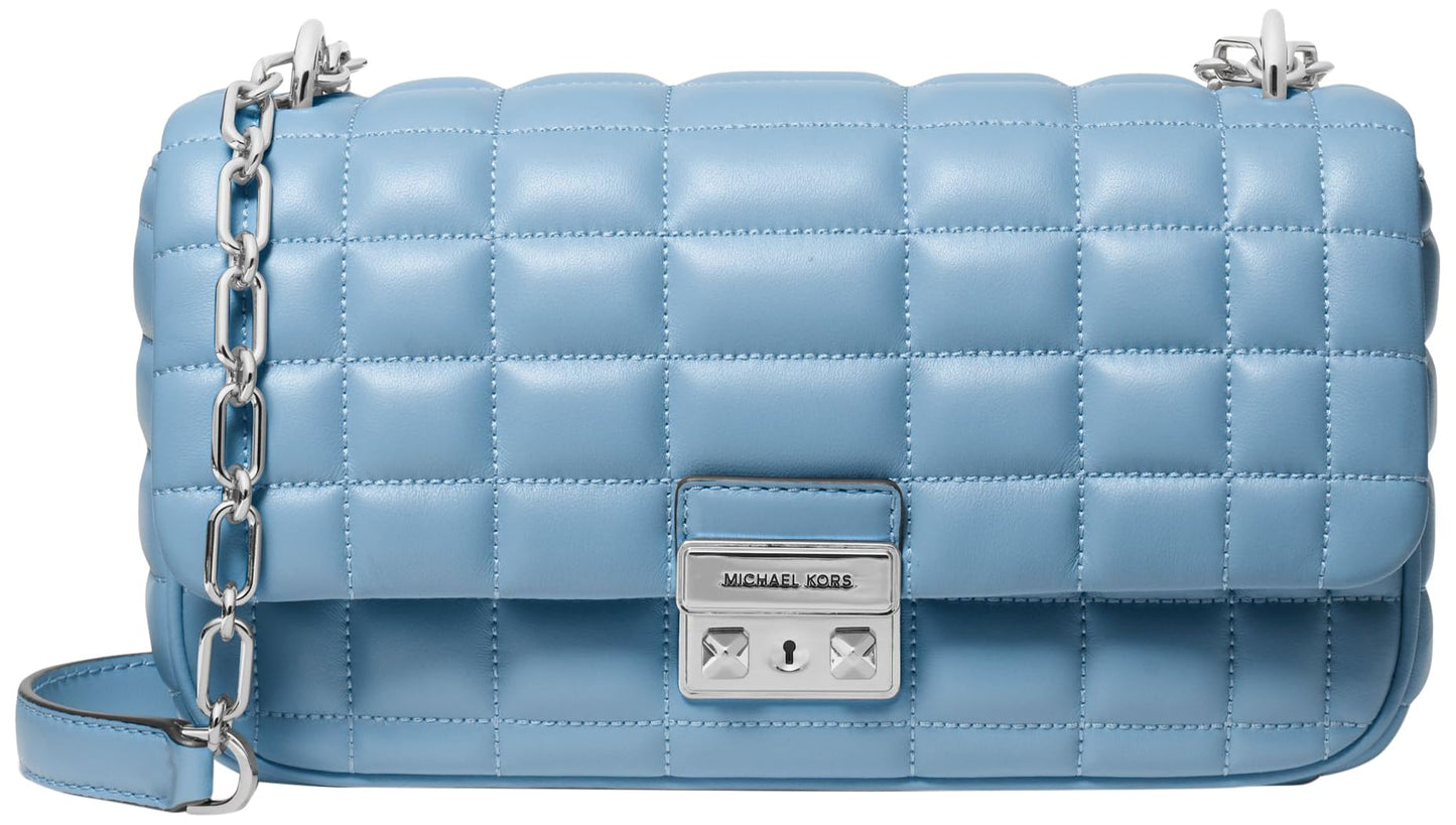 Large Chain Shoulder Bag With Convertible Strap