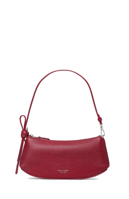 Pebbled Leather Pochette Shoulder Bag