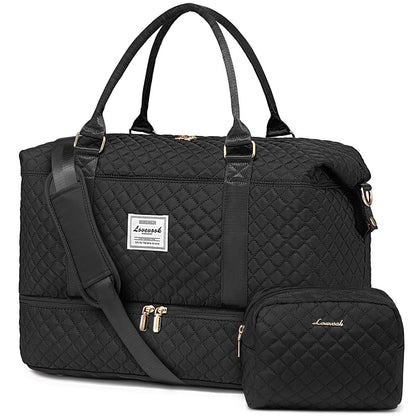 Weekender Travel Bag With Shoe & Wet Pocket