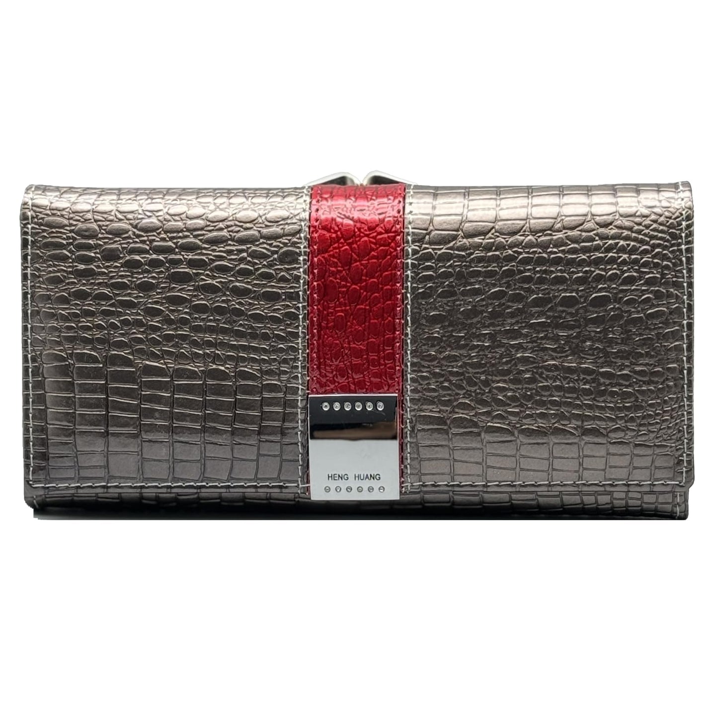 Slim Leather Trifold Wallet With Card Holder