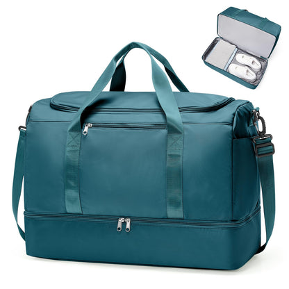 Large Weekender Travel Bag With Shoe Compartment
