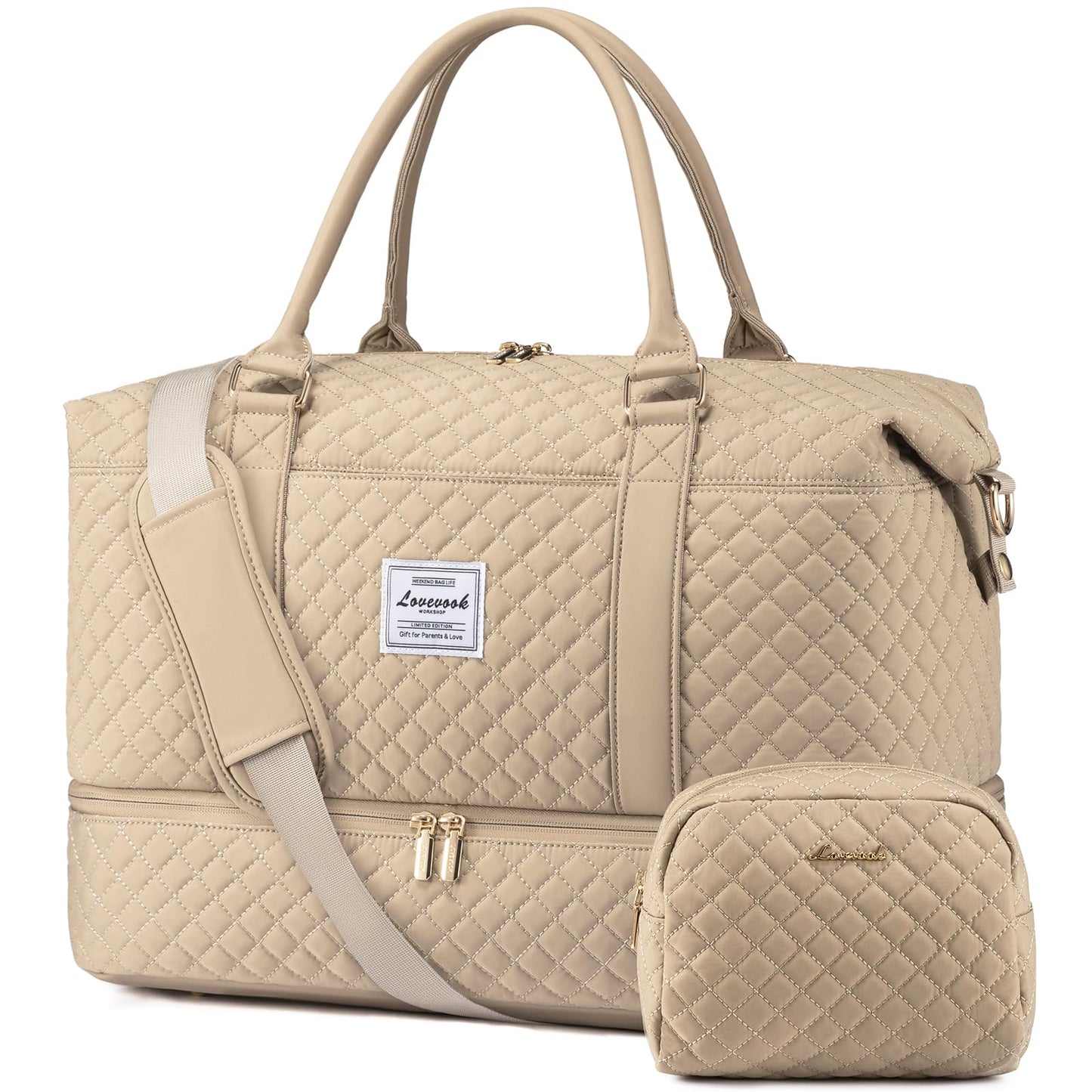 Weekender Travel Bag With Shoe & Wet Pocket