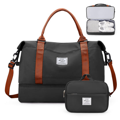 Weekender Travel Bag With Shoe Compartment