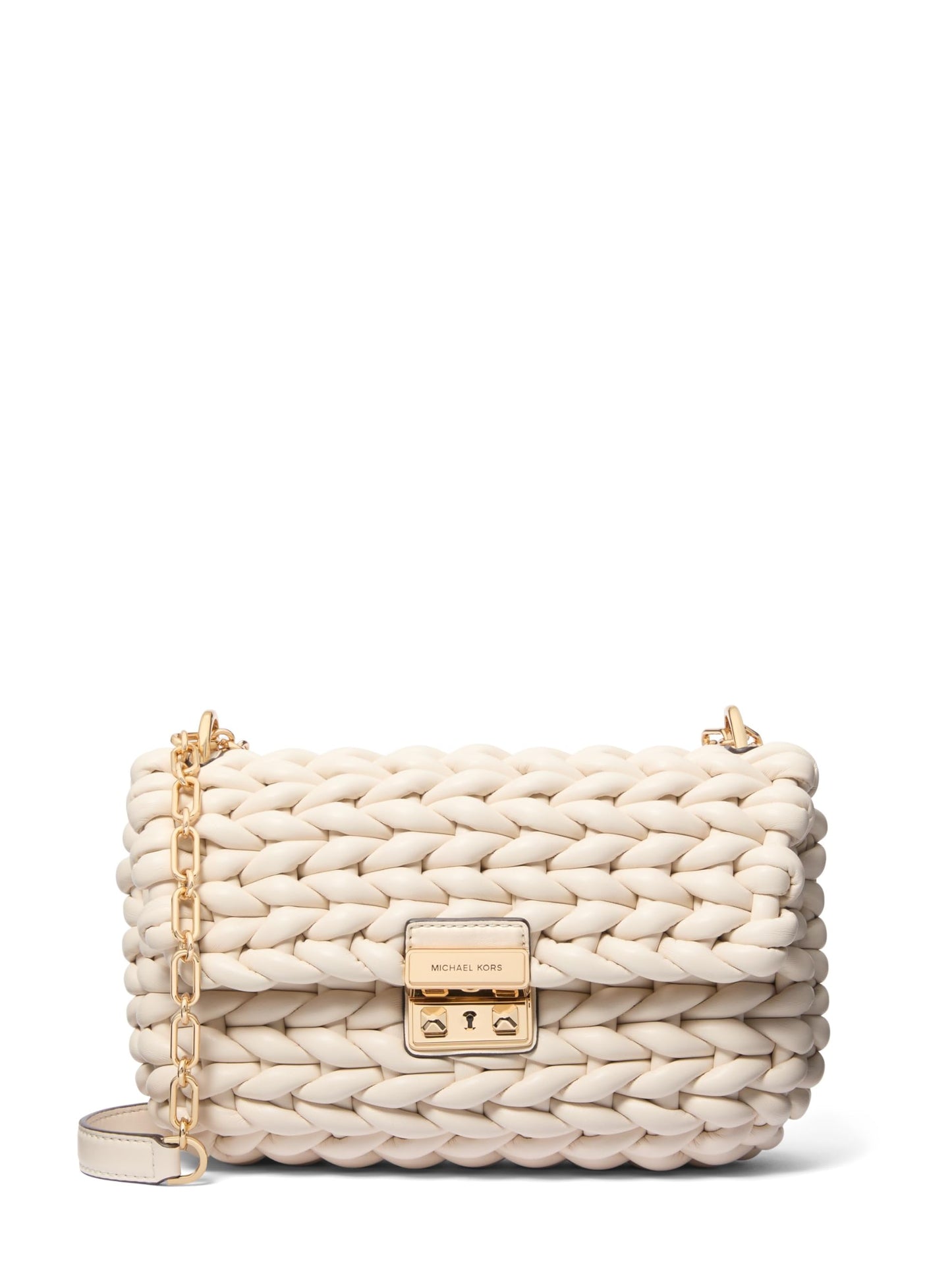 Large Chain Shoulder Bag With Convertible Strap