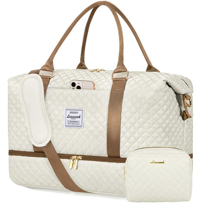Weekender Travel Bag With Shoe & Wet Pocket